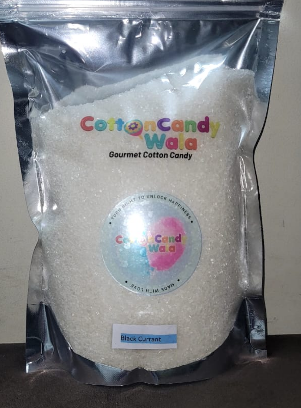 Flavoured Cotton Candy Sugar - Natural colors