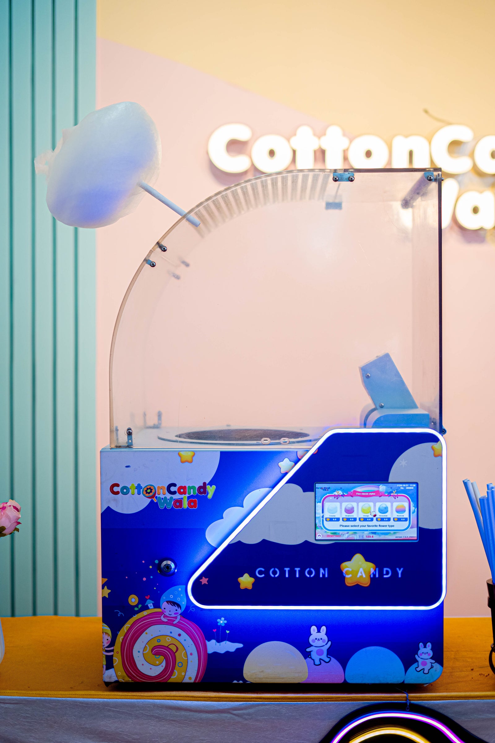 Cotton Candy Robotic Rental