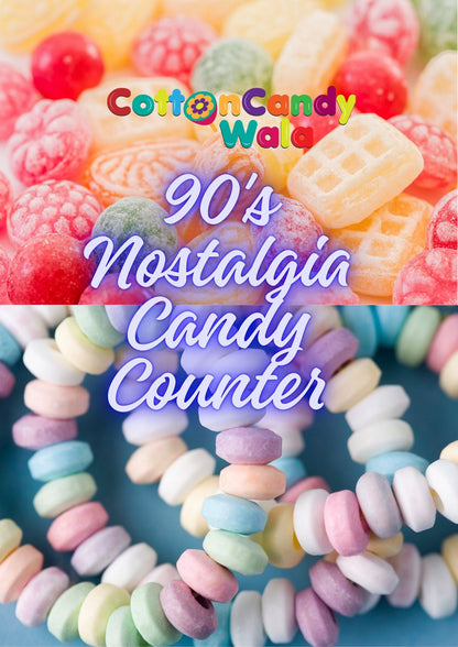 90's Nostalgia Counter for Weddings / Anniversaries