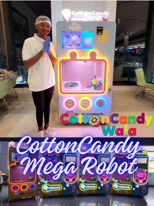 CottonCandy Megabot for Luxury Weddings / Premium Corporate Events