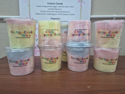 Packed Gourmet Cotton Candy - Natural Colours - FSSAI Approved