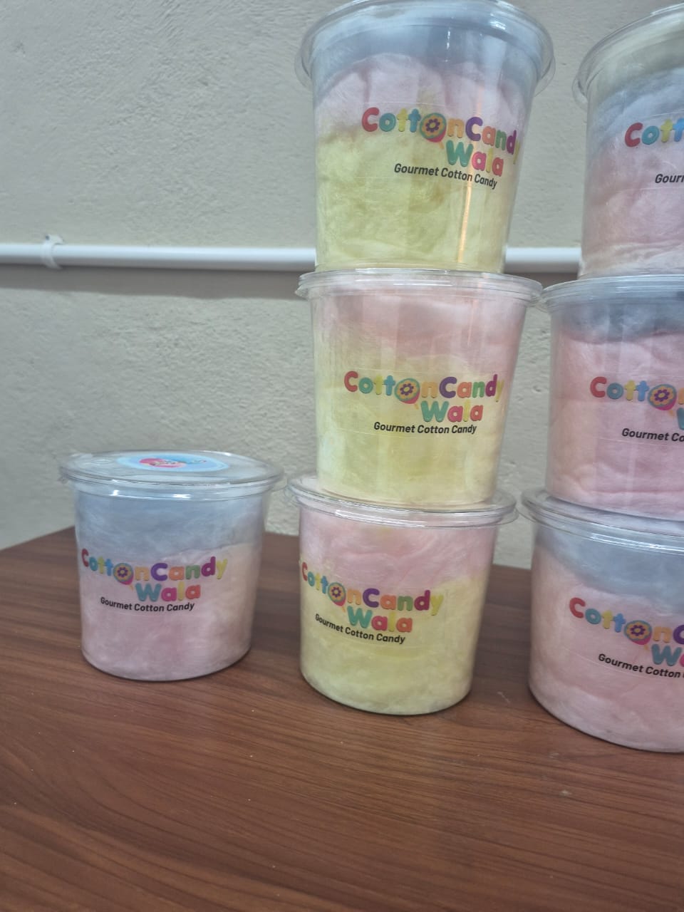 Packed Gourmet Cotton Candy - Natural Colours - FSSAI Approved