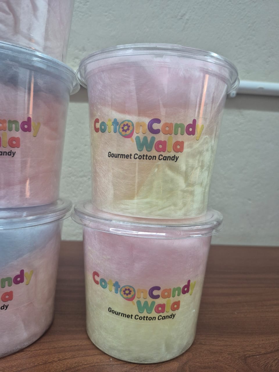 Packed Gourmet Cotton Candy - Natural Colours - FSSAI Approved