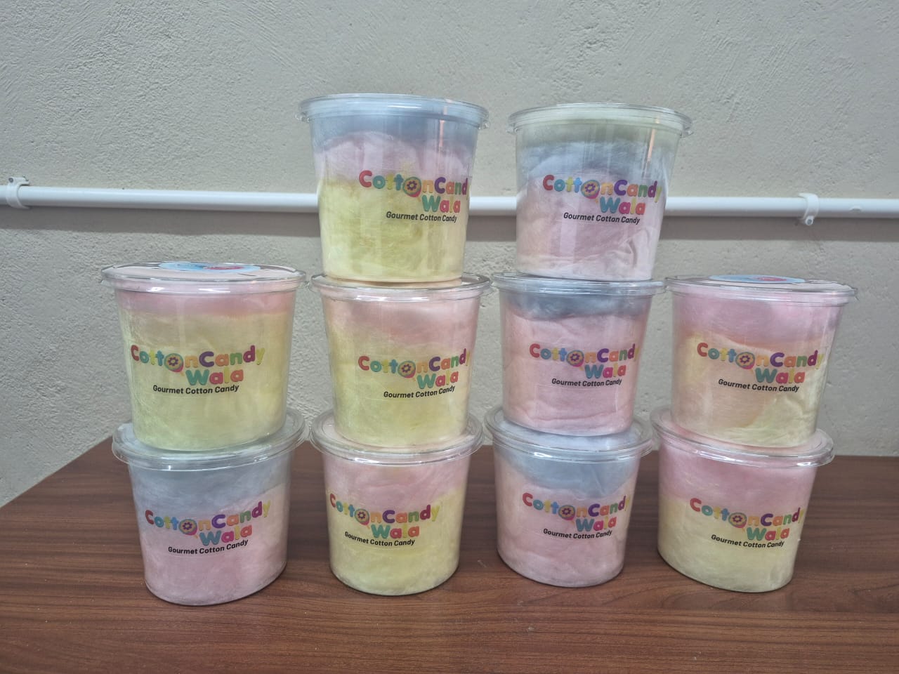 Packed Gourmet Cotton Candy - Natural Colours - FSSAI Approved
