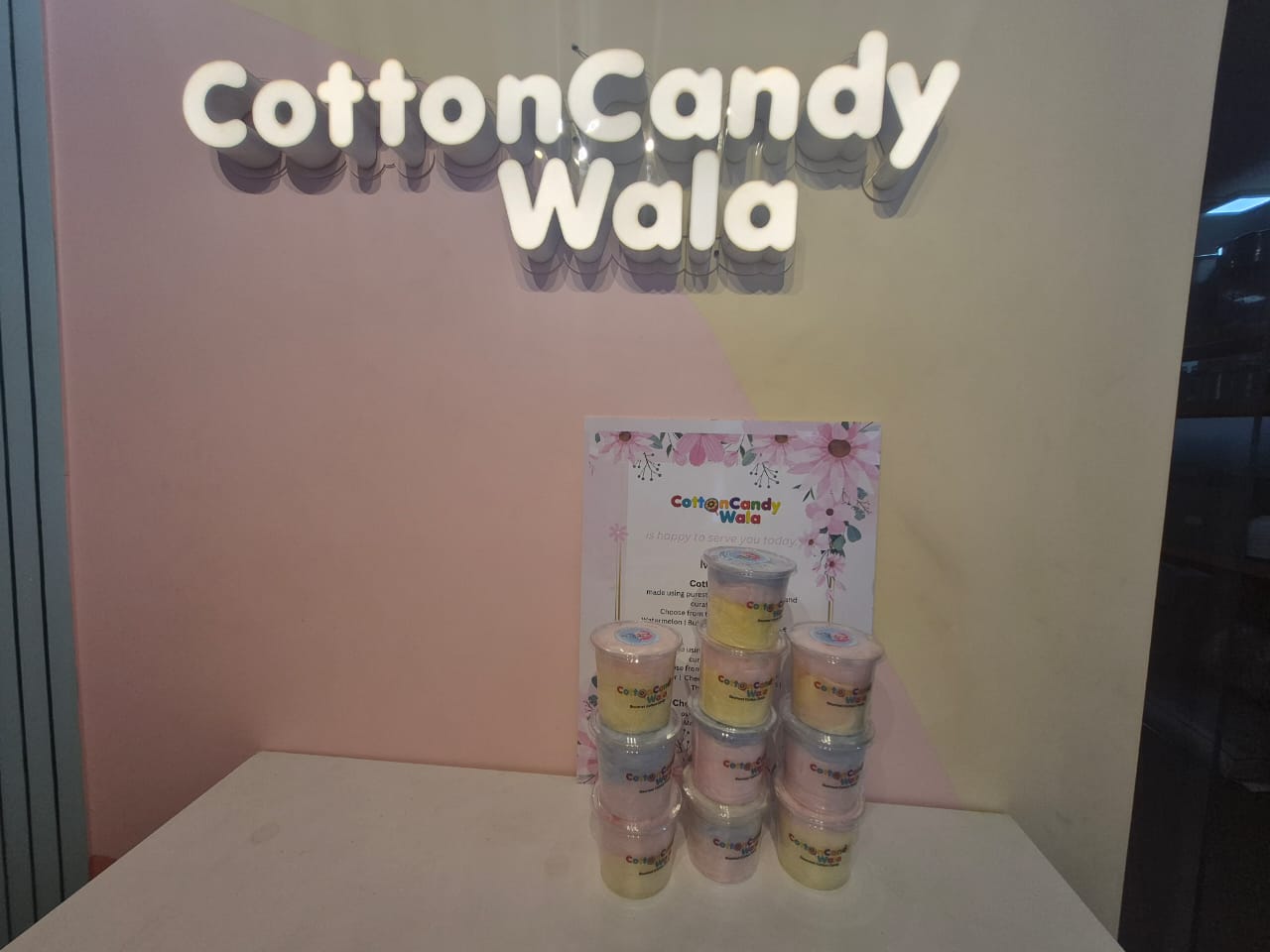 Packed Gourmet Cotton Candy - Natural Colours - FSSAI Approved