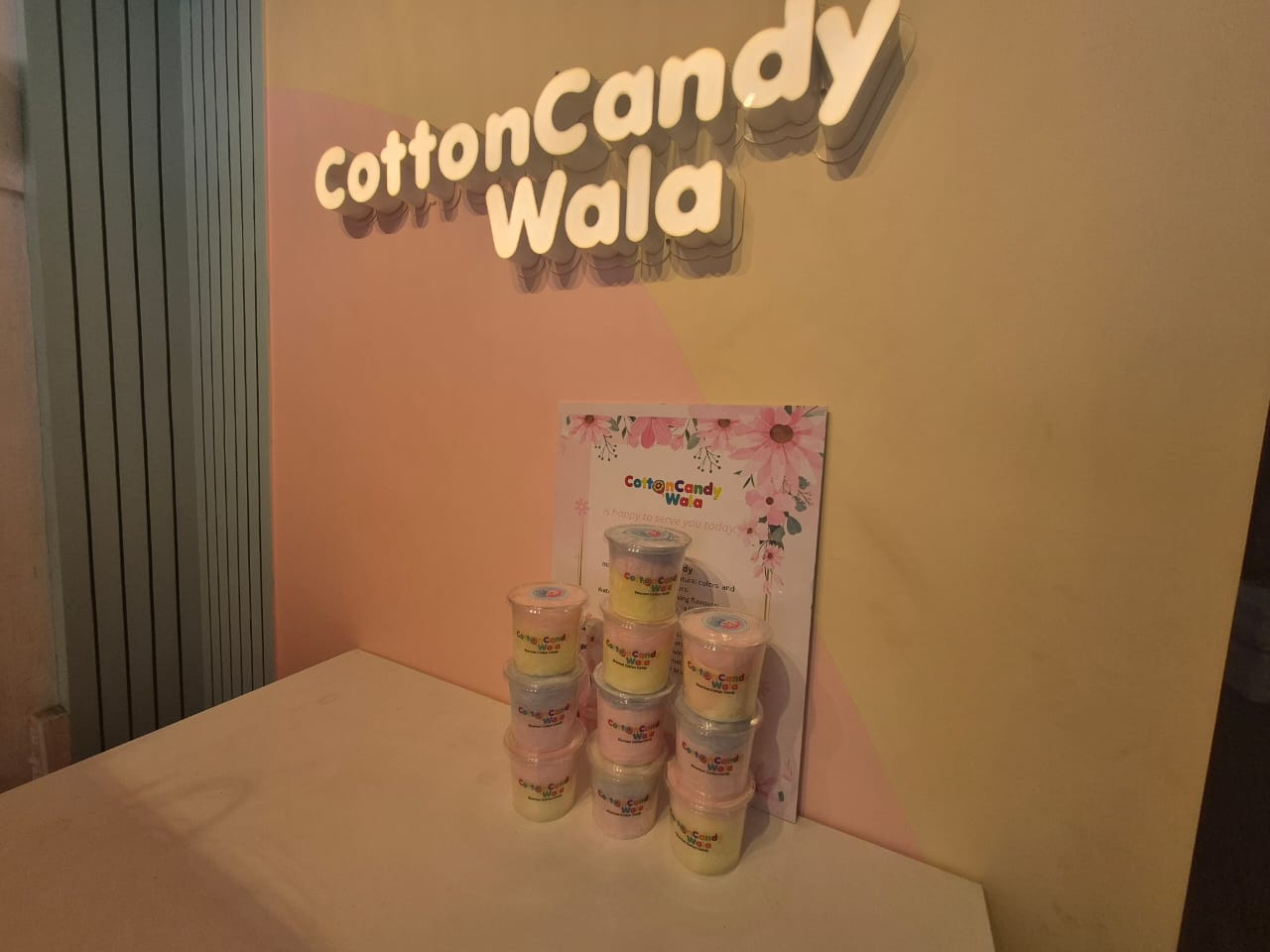 Packed Gourmet Cotton Candy - Natural Colours - FSSAI Approved