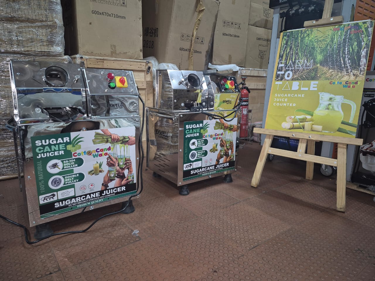 Sugarcane Juice Live Counters